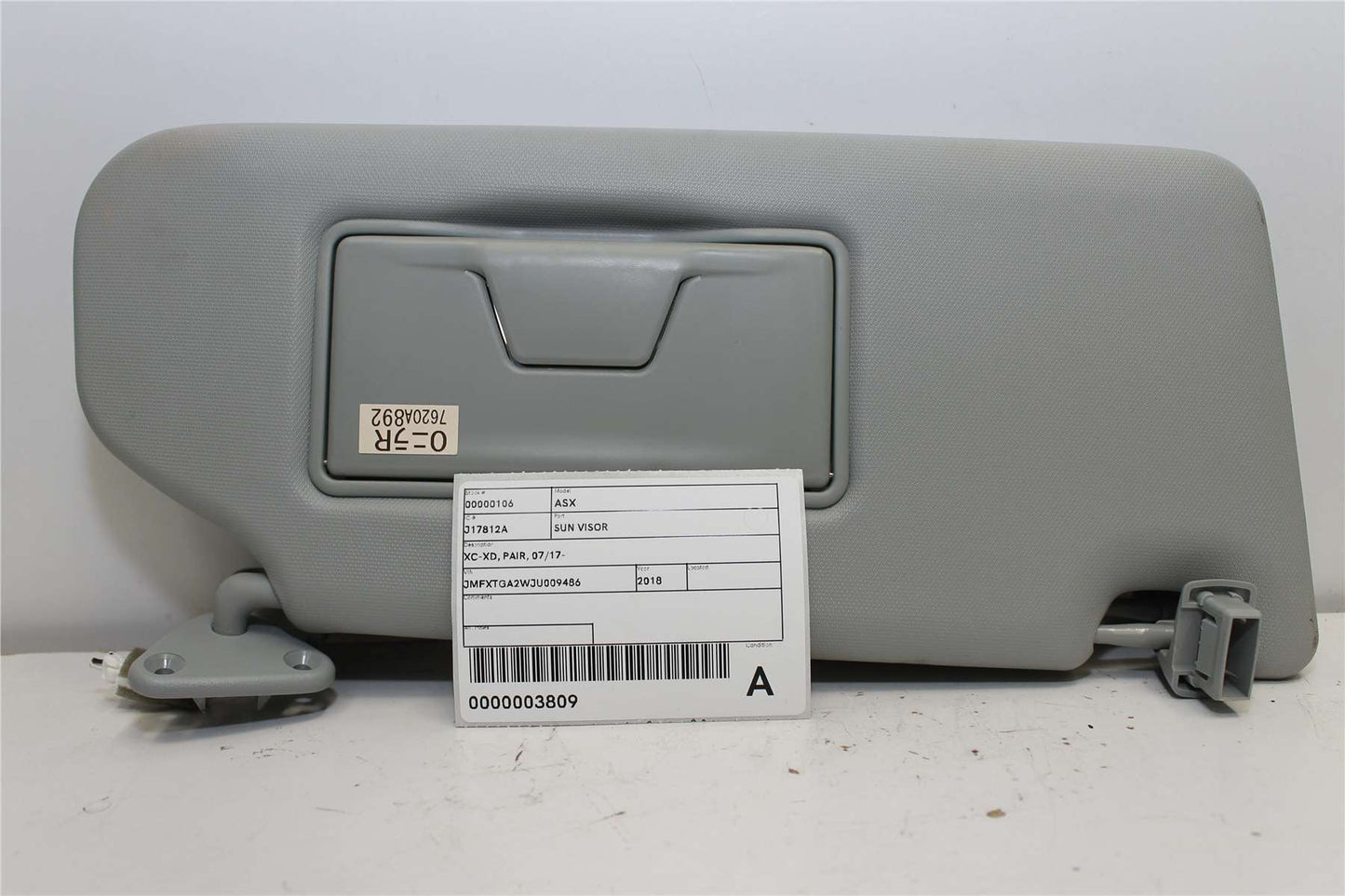 Mitsubishi, ASX Sun Visor Xc Xd Pair 07/17