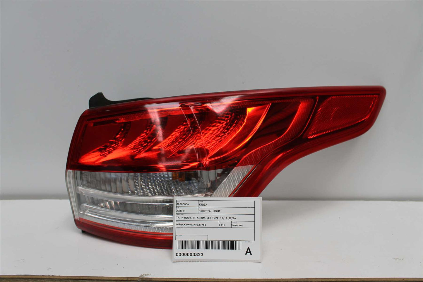 Ford, Kuga Right Taillight Tf In Body Titanium Led Type 11/12 09/16