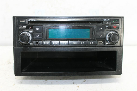 Kia, Rio Stereo/Head Unit Single Disc Cd Player (P/N On Face K102R) W/ Mp3 & Bluetooth Jb 08/05 07/11