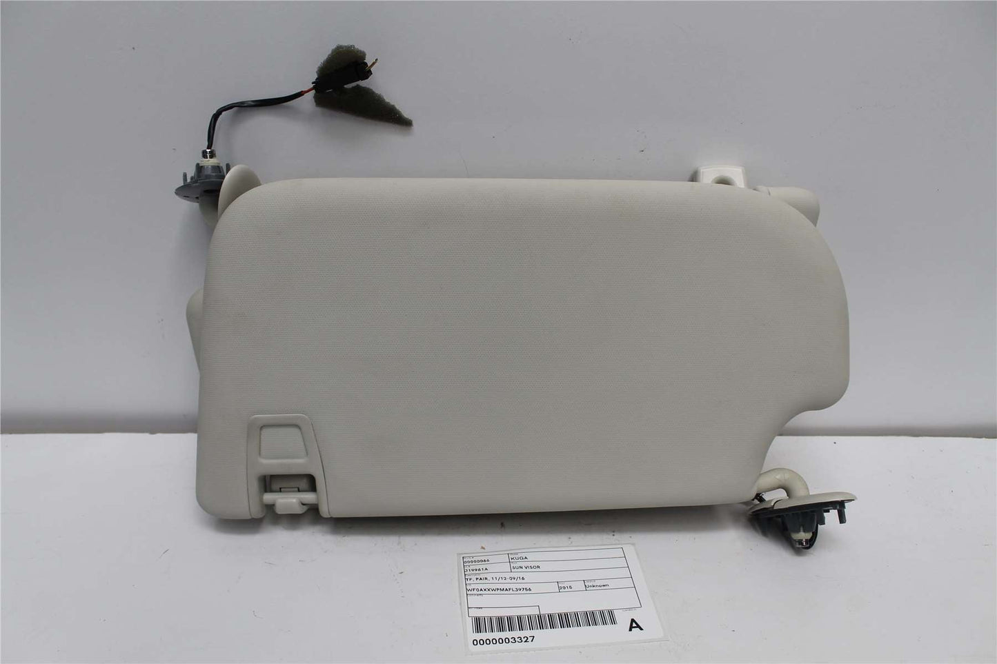 Ford, Kuga Sun Visor Tf Pair 11/12 09/16