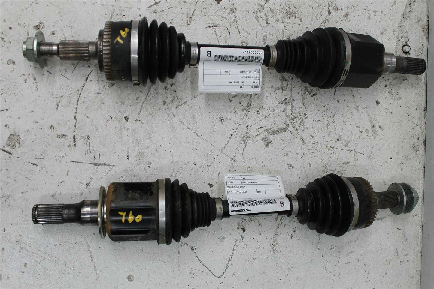 LDV, T60 Right Driveshaft Front Sk8C 07/17