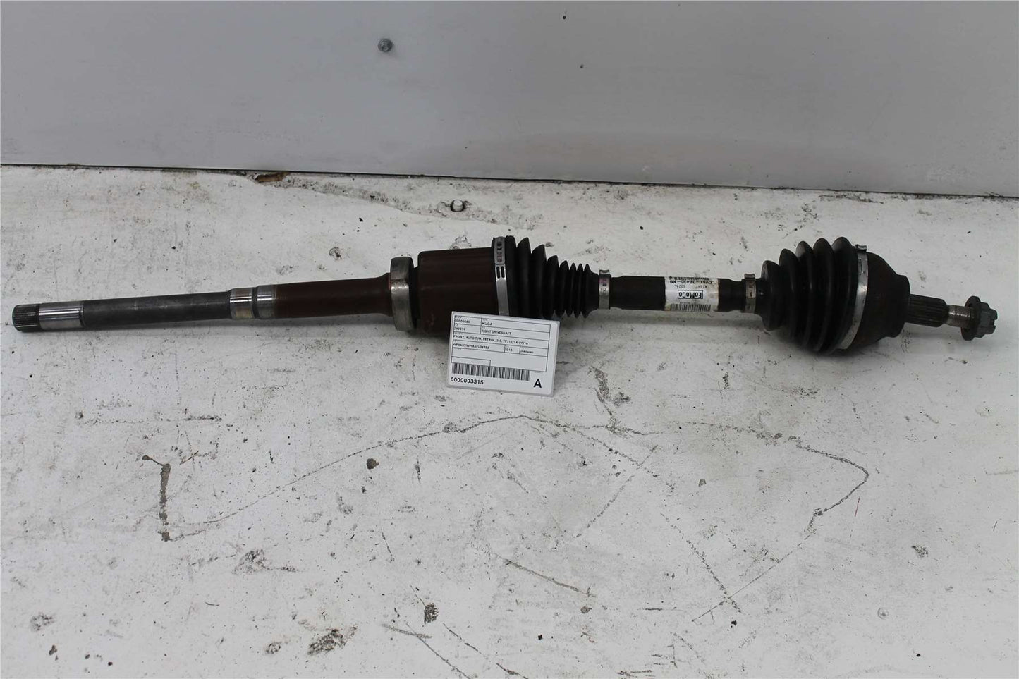 Ford, Kuga Right Driveshaft Front Auto T/M Petrol 2.0 Tf 12/14 09/16