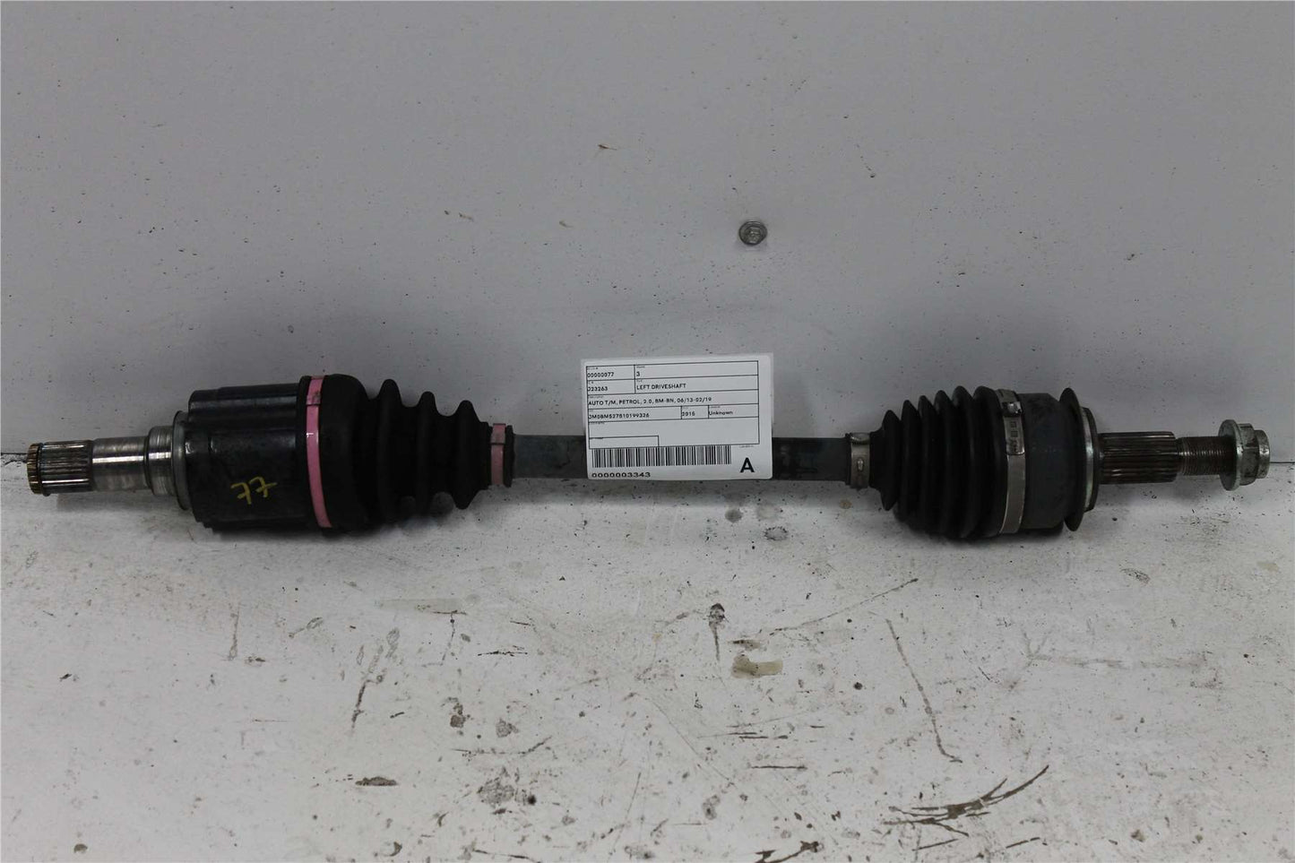 Mazda, 3 Left Driveshaft Auto T/M Petrol 2.0 Bm Bn 06/13 02/19