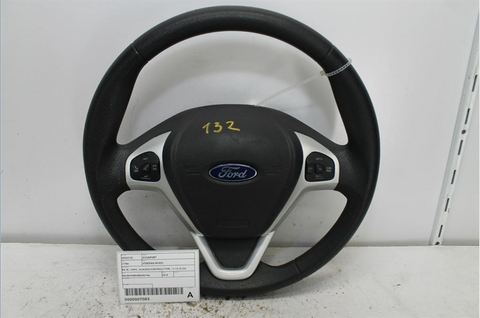 Ford, Ecosport Steering Wheel Bk Bl Vinyl W/Audio Controls Type 11/13 01/20