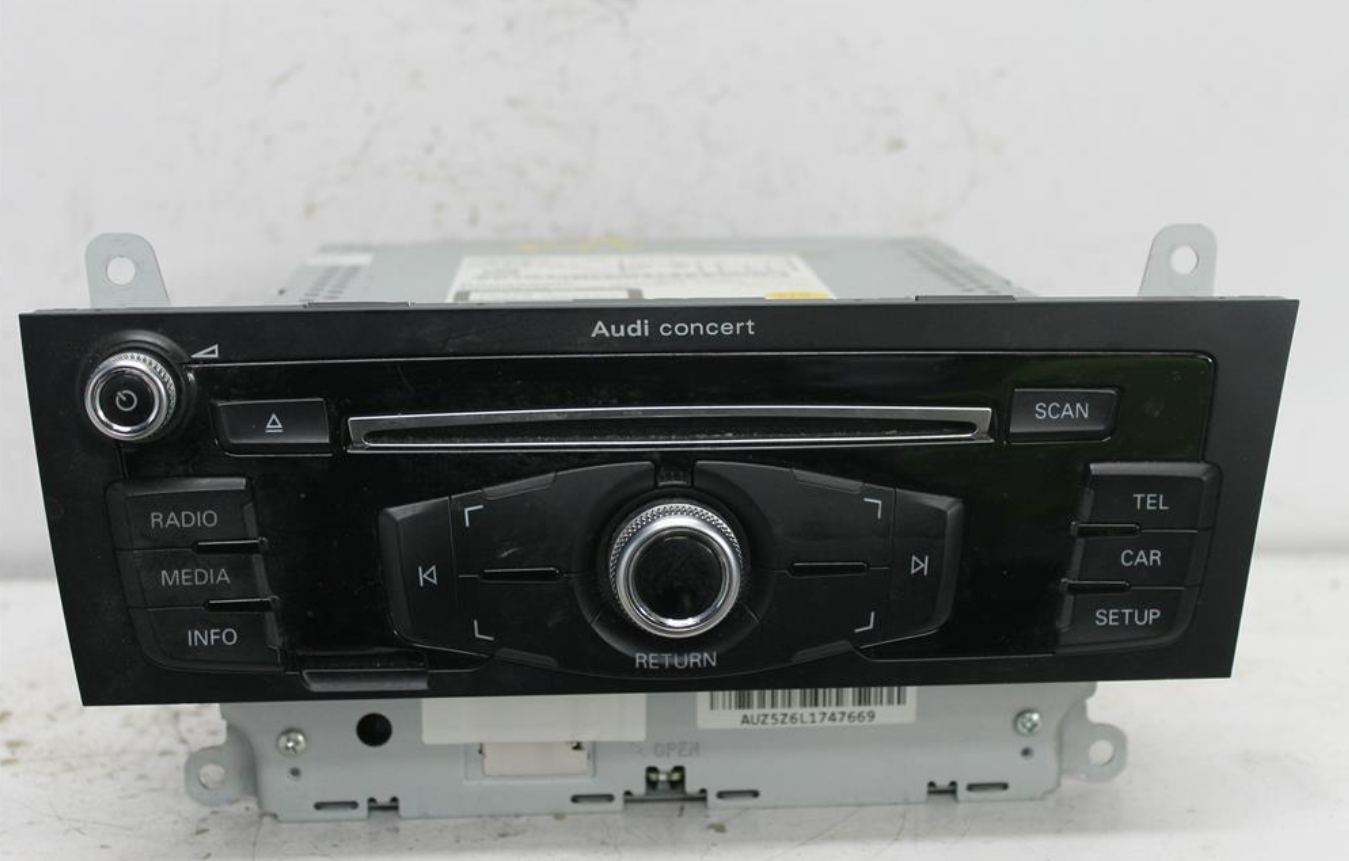 Audi, A4 Stereo/Head Unit Head Unit (Concert) B8 8K 02/08 01/16