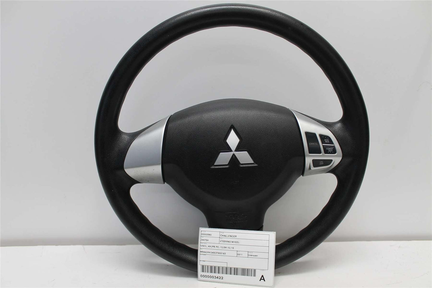 Mitsubishi, Challenger Steering Wheel Vinyl Kh/Pb Pc 12/09 12/15