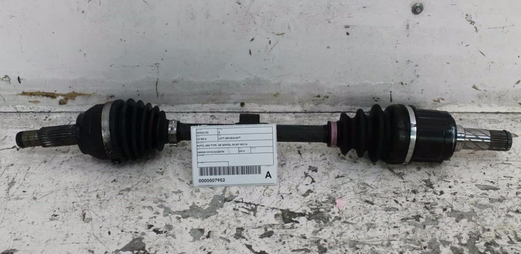 Mazda, 2 Left Driveshaft Auto Abs Type De Series 09/07 09/14