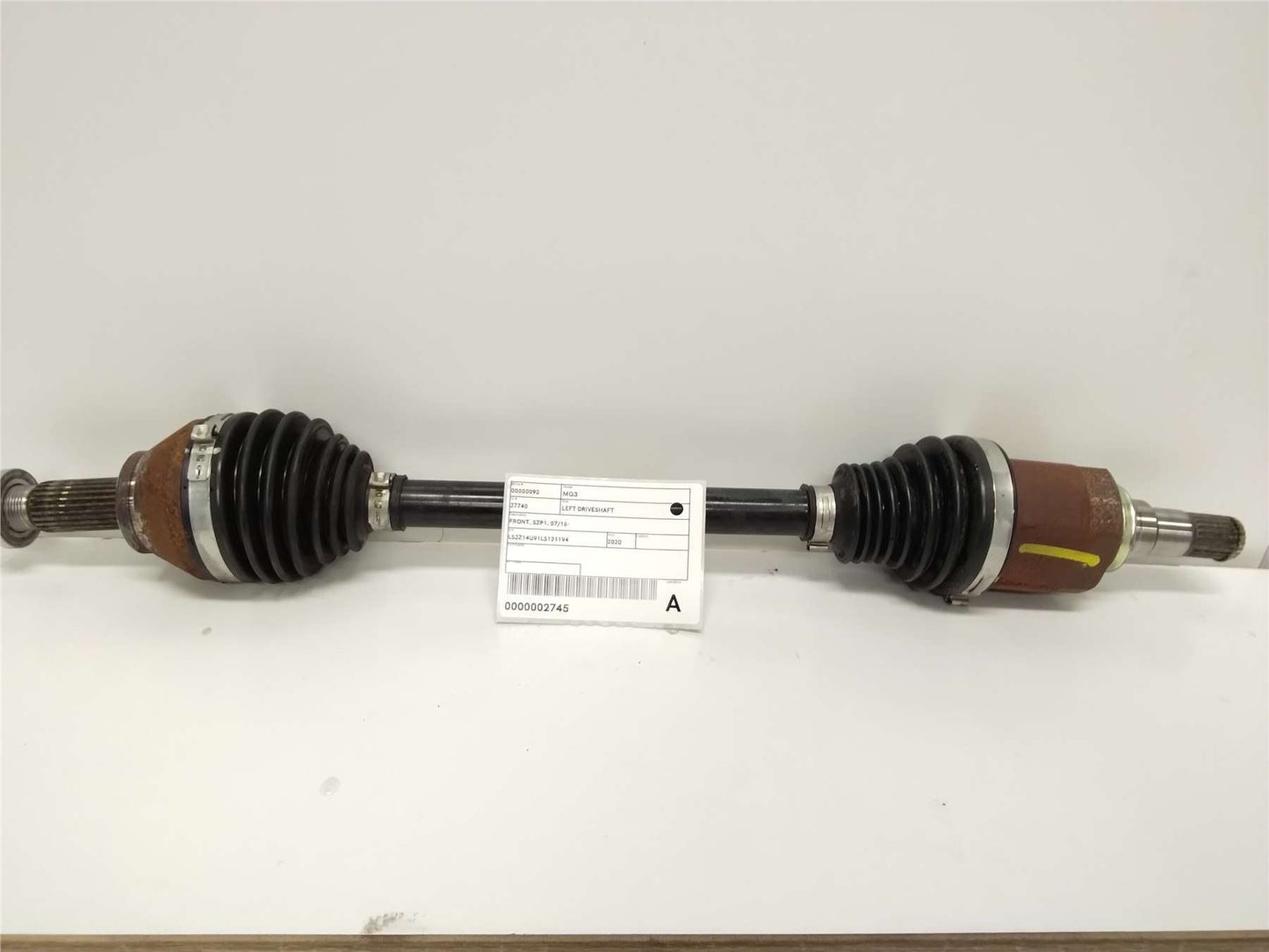 MG, MG3 Left Driveshaft Front Szp1 07/16