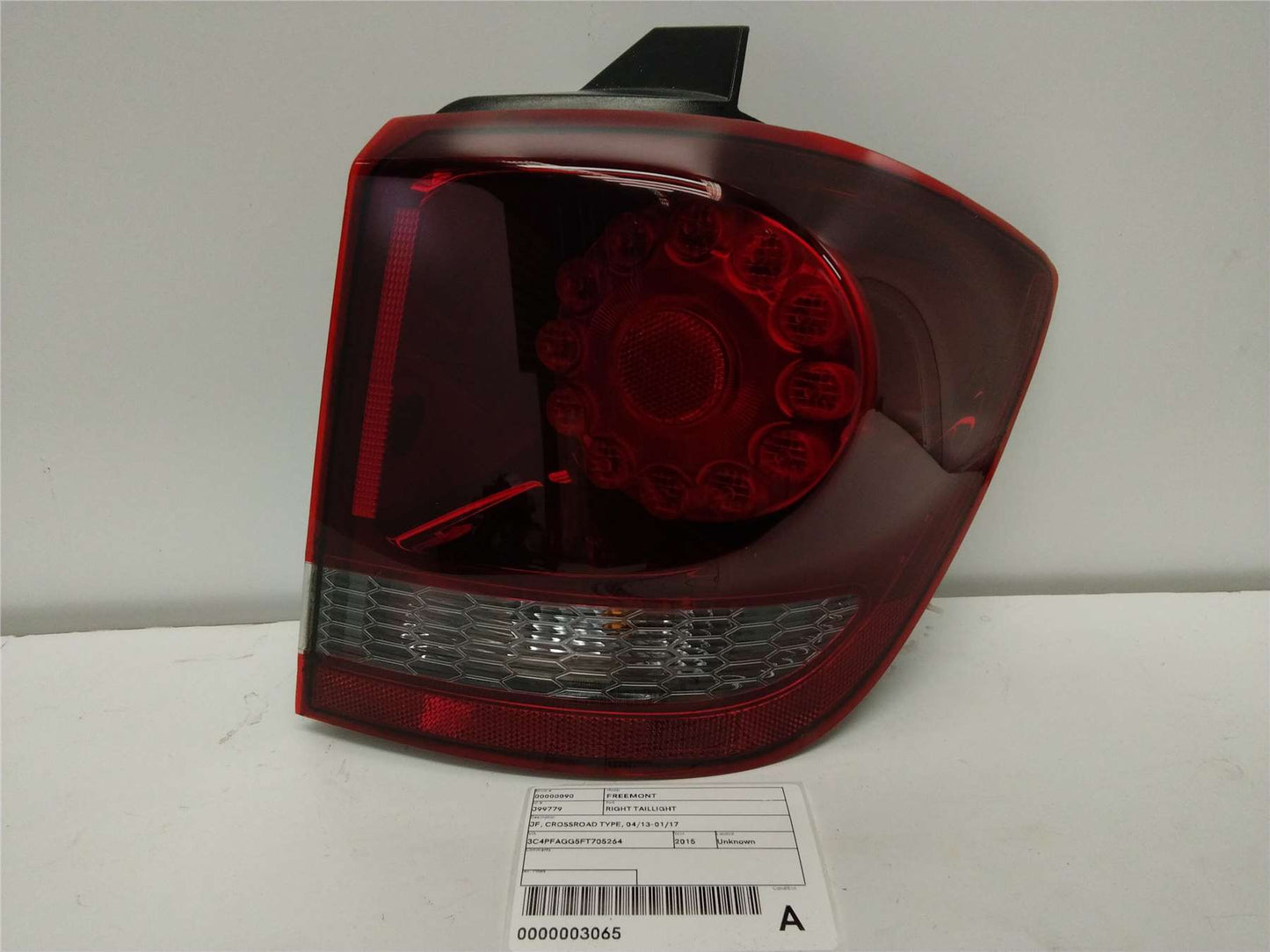 Fiat, Freemont Right Taillight Jf Crossroad Type 04/13 01/17