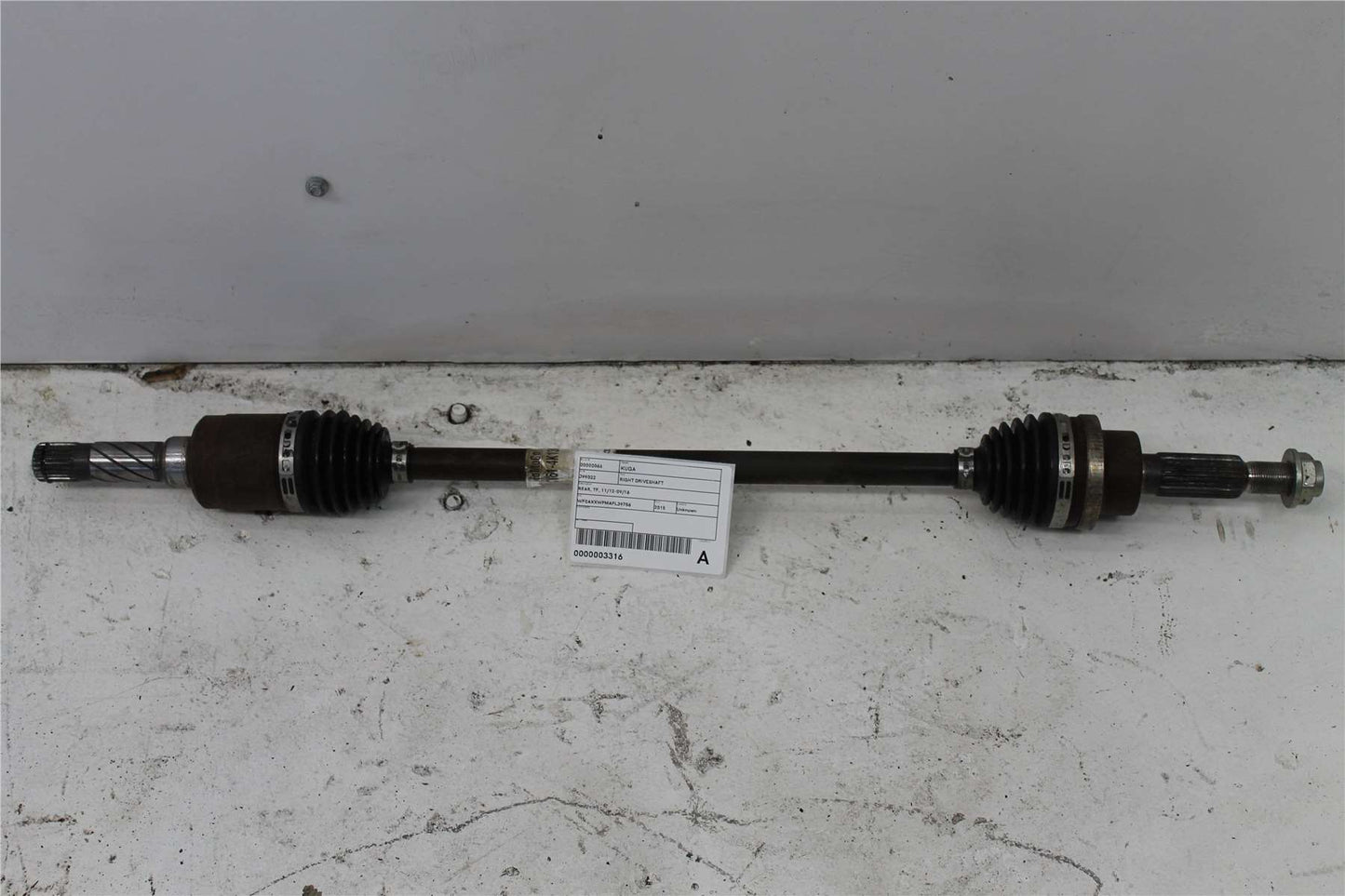 Ford, Kuga Right Driveshaft Rear Tf 11/12 09/16