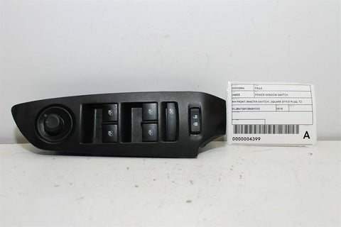 Holden, Trax Power Window Switch Rh Front (Master Switch) Square Style Plug Tj Series 09/16 12/20