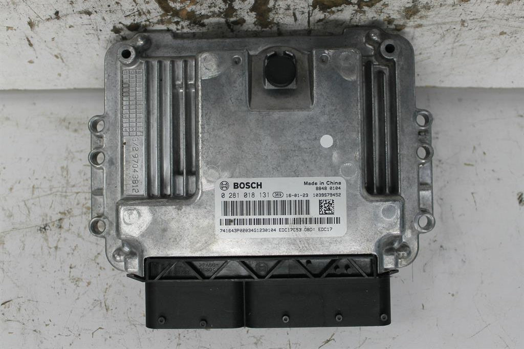 LDV, V80 Ecu 2.5 Diesel Auto T/M Ecu Only Vacuum Turbo Actuator Type 01/13 09/16