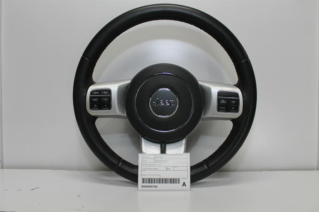 Jeep, Compass Steering Wheel Leather Mk 07/11 12/16